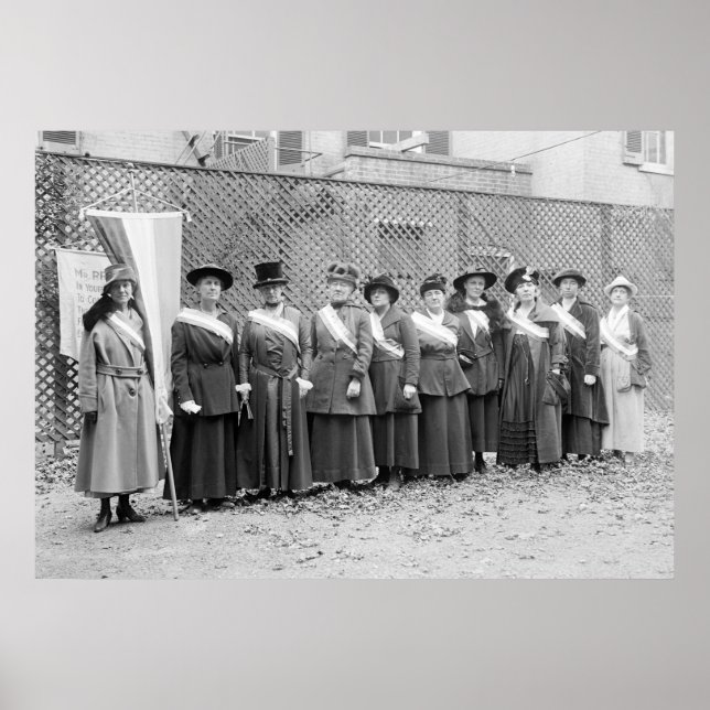 Suffragette Pickets: 1917 Poster (Vorne)