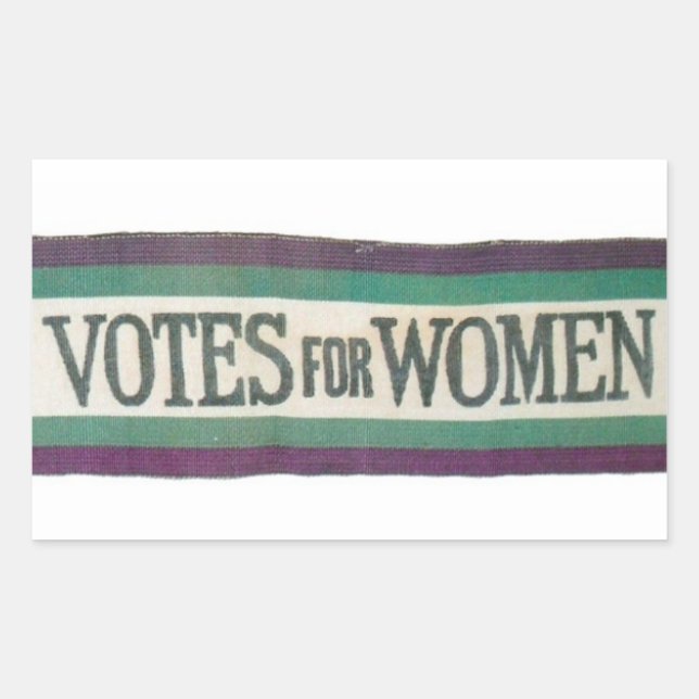 Suffragette Votes for Women Sticker (Vorderseite)