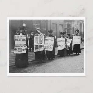 Suffragetten Stimmen für Frauen, London Postkarte