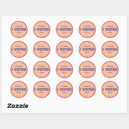 Suffragettes I Voted Sticker Sheet