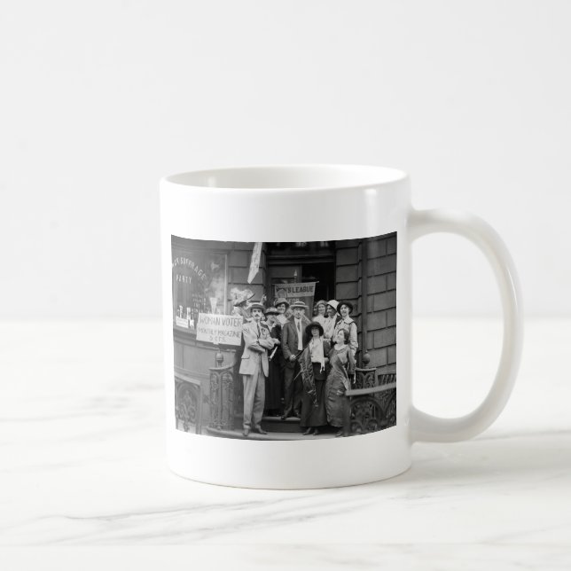 Suffragettes und ihr Men, 1913 Tasse (Rechts)