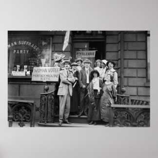Suffragettes und ihre Männer, 1913 Poster