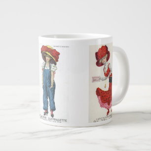 Suffragettes Vintages Postkarten Kunst-Stimmen fü Jumbo-Tasse