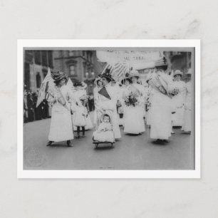Suffragettes Votes für Frauen Vintag Postkarte