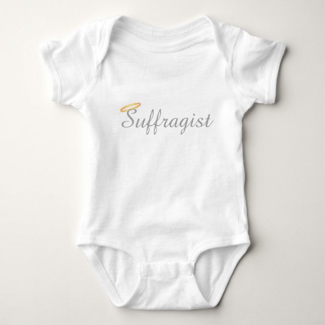 Suffragist Baby Strampler (Vorderseite)
