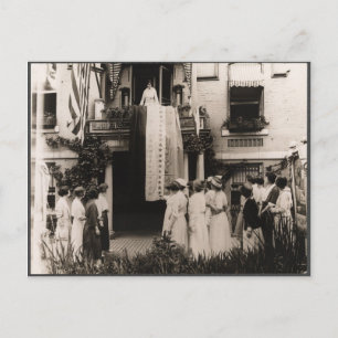 Suffragisten feiern Ratifizierung 19. Änderung Postkarte