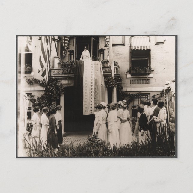 Suffragisten feiern Ratifizierung 19. Änderung Postkarte (Vorderseite)