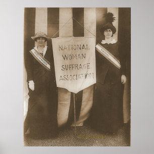 Suffragisten Frau McCormick und Frau Parker Poster