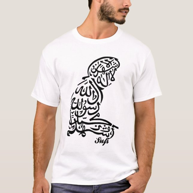 SUFI SCHWARZES 2 T-Shirt (Vorderseite)