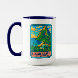 Sugar Beach St Lucia Kaffee Tasse