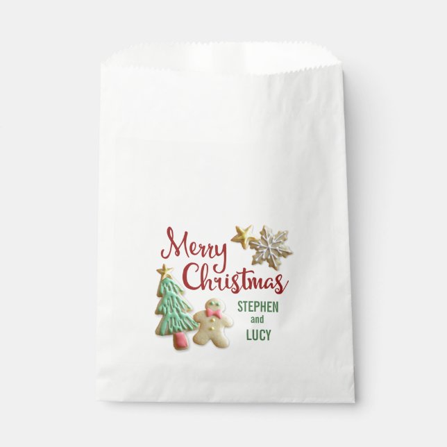 Sugar Cookie Weihnachts Custom Leckerei Bags Geschenktütchen (Vorderseite)