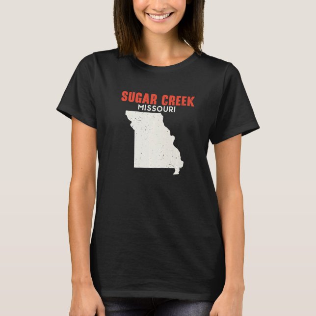 Sugar Creek Missouri USA Staat America Travel Miss T-Shirt (Vorderseite)