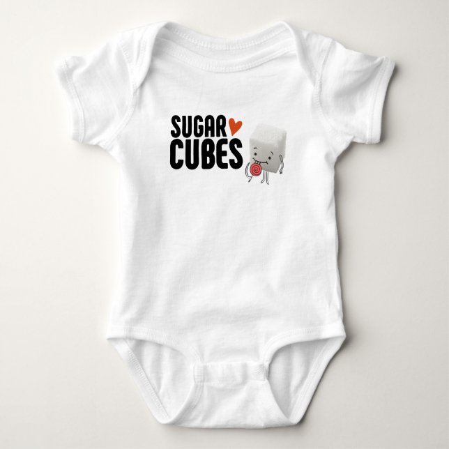 Sugar Cube Baby Strampler (Vorderseite)