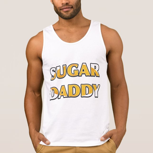 SUGAR DADDY Orange Swirl Candy Red Tanktop (Vorderseite)