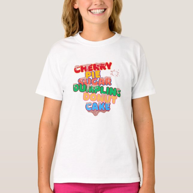 sugar dumpling cherry pie donut cake T-Shirt (Vorderseite)