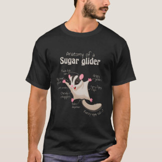 Sugar Glider Anatomie T-Shirt