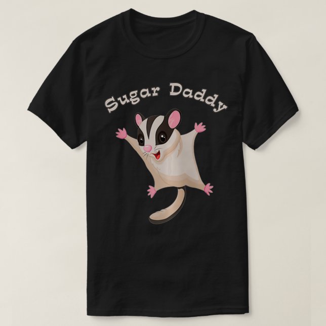 Sugar Glider Daddy Zip T-Shirt (Design vorne)