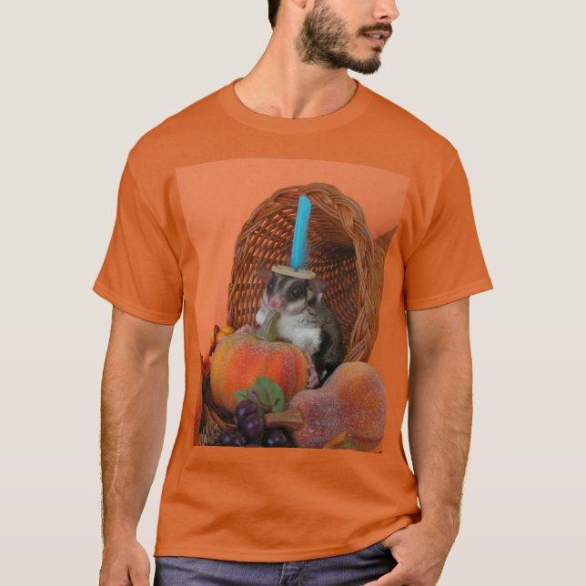 Sugar Glider Erntedankfest T-Shirt (Vorderseite)