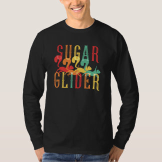 Sugar Glider Flying Squirrel Fans Forest Animal Ro T-Shirt