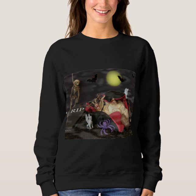 Sugar Glider Halloween Sweatshirt (Vorderseite)
