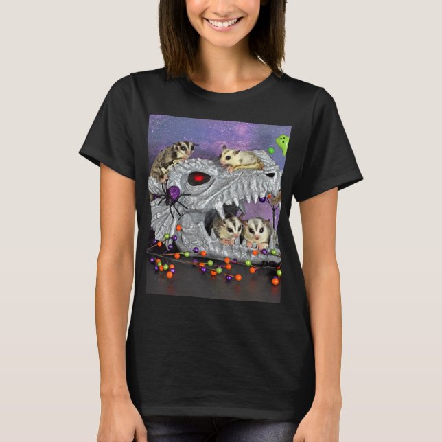 Sugar Glider Halloween T-Shirt (Vorderseite)