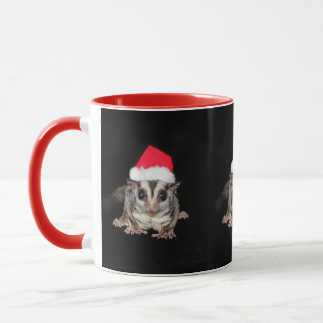 Sugar Glider Weihnachten Tasse (Links)