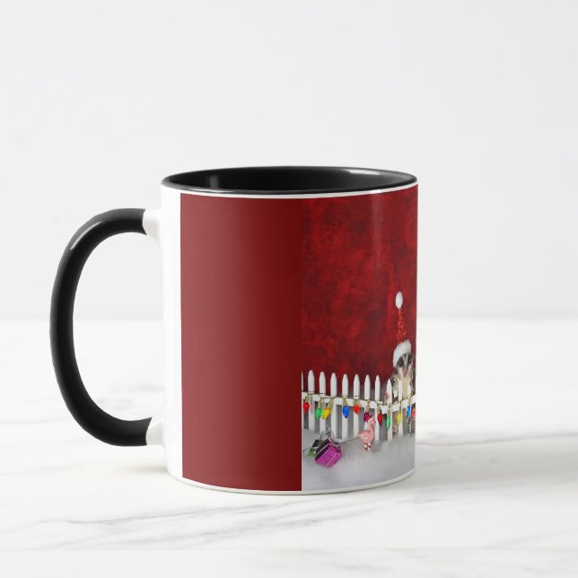 Sugar Glider Weihnachten Tasse (Links)