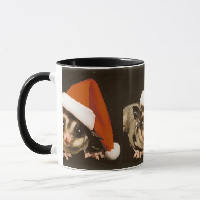 Sugar Glider Weihnachten Tasse (Links)
