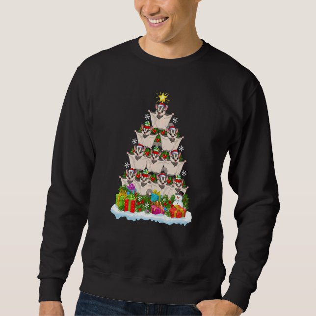 Sugar Glider  Xmas Holiday Sugar Glider Christmas  Sweatshirt (Vorderseite)