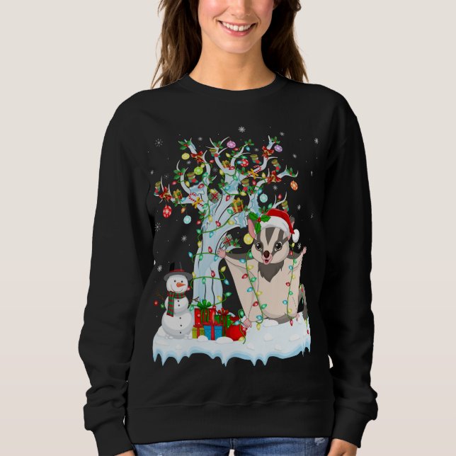Sugar Glider Xmas Tree Lighting Sugar Glider Chris Sweatshirt (Vorderseite)