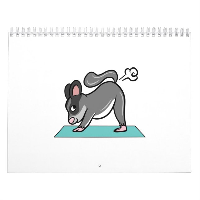 Sugar Glider Yoga Pose Kalender (Titelbild)