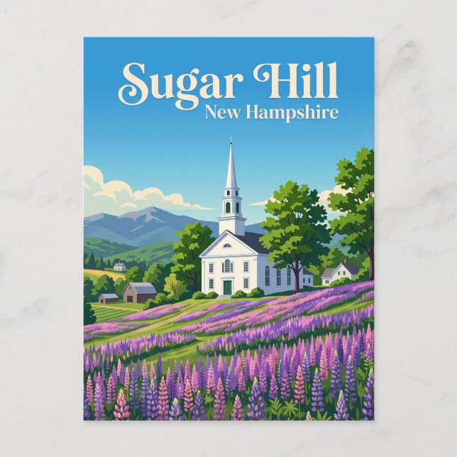Sugar Hill USA Postkarte (Vorderseite)
