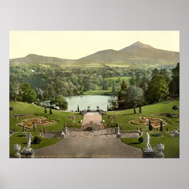 Sugar Loaf Mountain, Landkreis Wicklow, Irland Poster (Vorne)