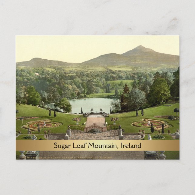 Sugar Loaf Mountain, Landkreis Wicklow, Irland Postkarte (Vorderseite)