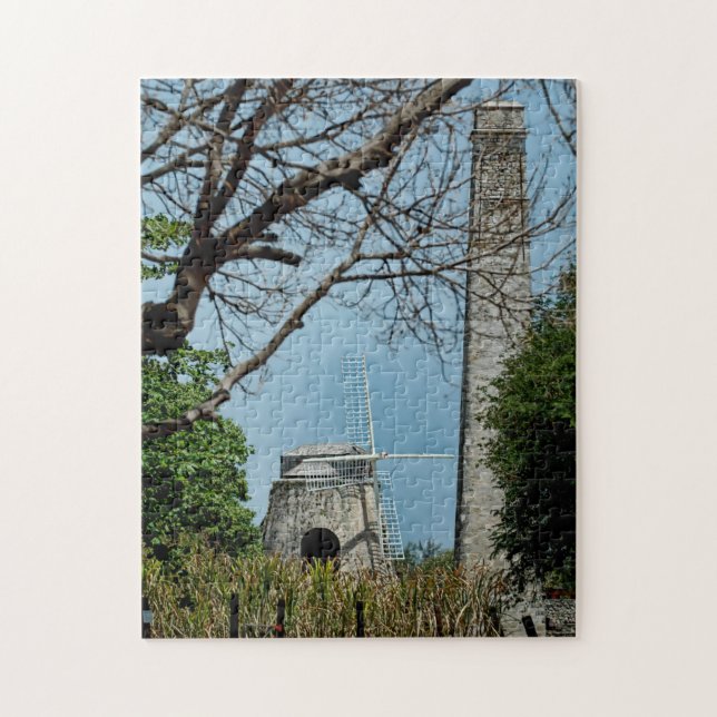 Sugar Mill US Jungfrau Islands St. Croix Caribbean Puzzle (Vertikal)