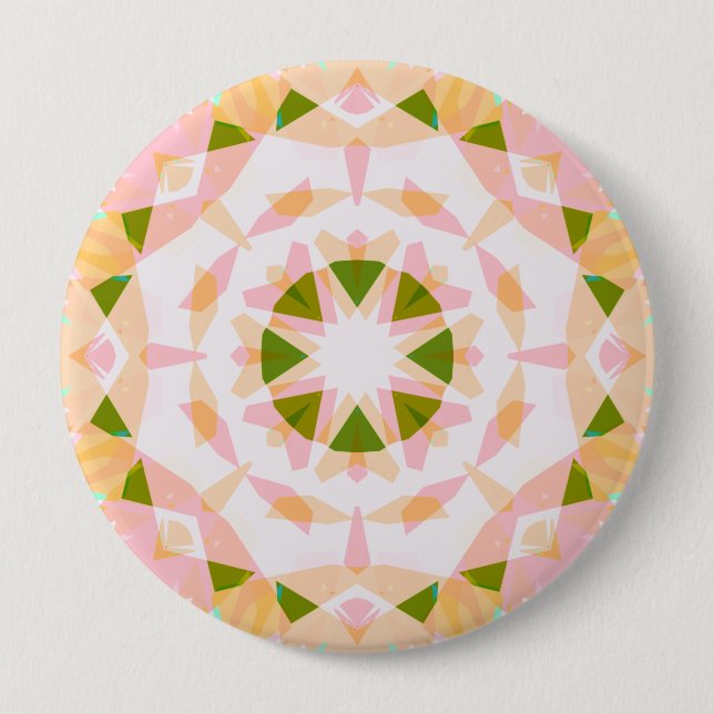 Sugar Pink Spring Green Star Dopamin Dekoration Ar Button (Vorderseite)