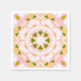 Sugar Pink Spring Green Star Dopamin Dekoration Ar Serviette