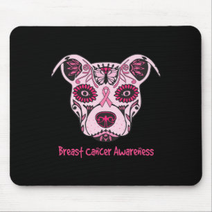 Sugar Pitbull Hunde Brustkrebs Tag des Mousepad