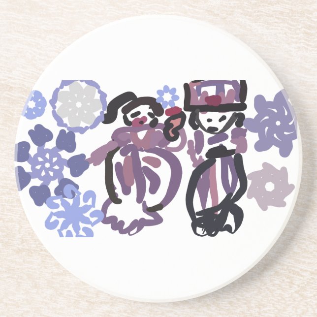 Sugar plum dance  getränkeuntersetzer (Vorne)