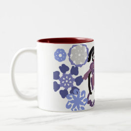 Sugar plum dance  zweifarbige tasse