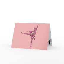 Sugar Plum Fairy Ballerina Geburtstagskarte