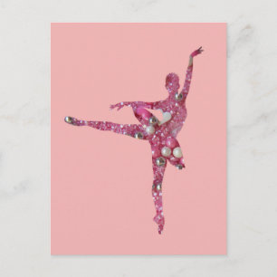 Sugar Plum Fairy Ballerina Postkarte