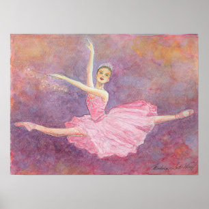 Sugar Plum Fairy Ballet Art Print Poster