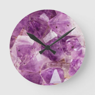 Sugar Plum Fairy Crystals Runde Wanduhr