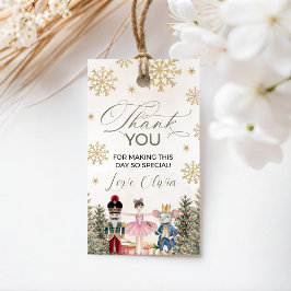 Sugar Plum Nutcracker Gift Tag Geschenkanhänger
