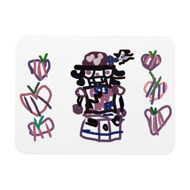 Sugar plum nutcracker magnet (Horizontal)