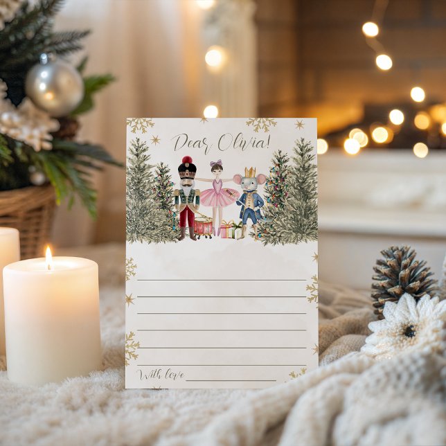 Sugar Plum Nutcracker Message Card Einladung (Von Creator hochgeladen)