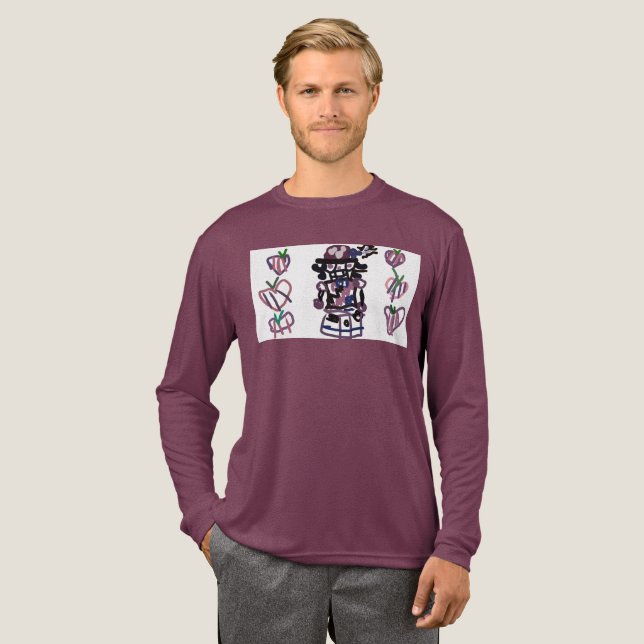 Sugar plum nutcracker Tri-Blend shirt (Volle Vorderseite)