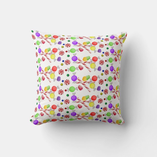 Sugar Plums Christmas Pillow Kissen (Vorderseite)