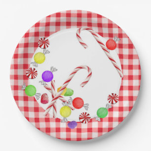 Sugar Plums Holiday Pappteller